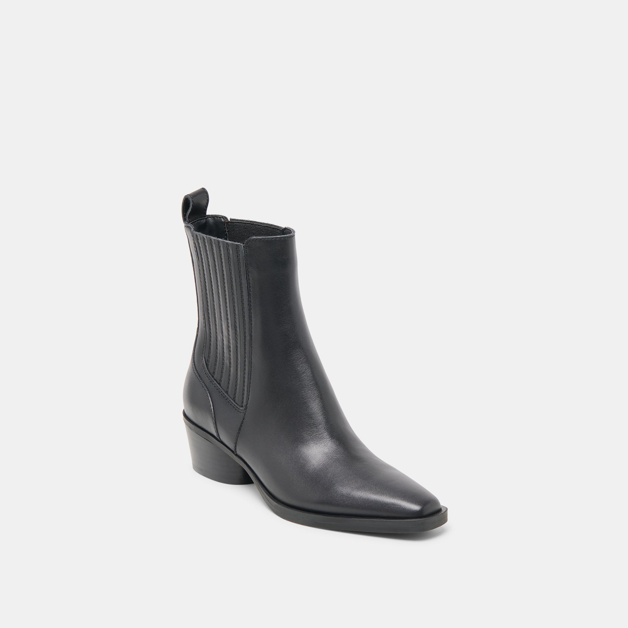 FAINT H2O BOOTIES BLACK LEATHER