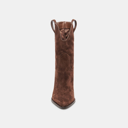 JESSEY BOOTS DK BROWN SUEDE