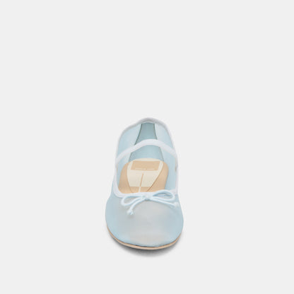 CADEL BALLET FLATS ICE BLUE MESH