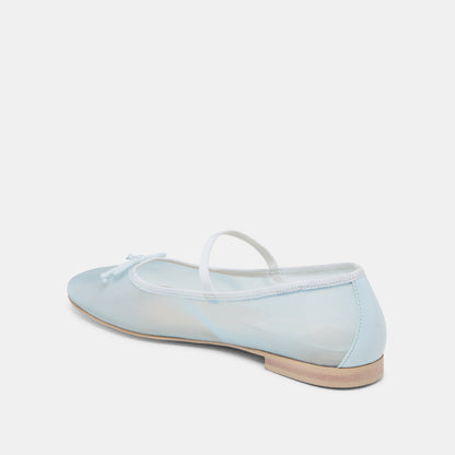 CADEL BALLET FLATS ICE BLUE MESH