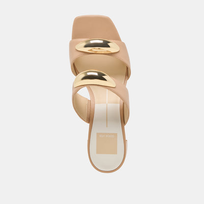 BARNET HEELS LIGHT TAN LEATHER