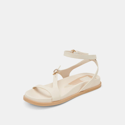 DARLIS SANDALS BONE LEATHER