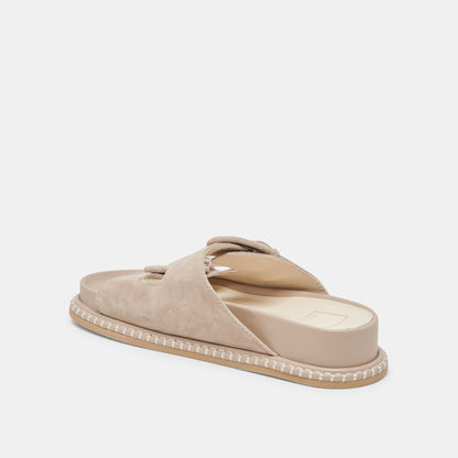 SHAUNY SANDALS DK TAUPE SUEDE