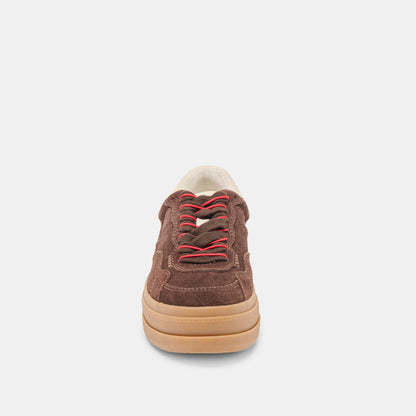 NAOMY H2O SNEAKERS DK BROWN SUEDE