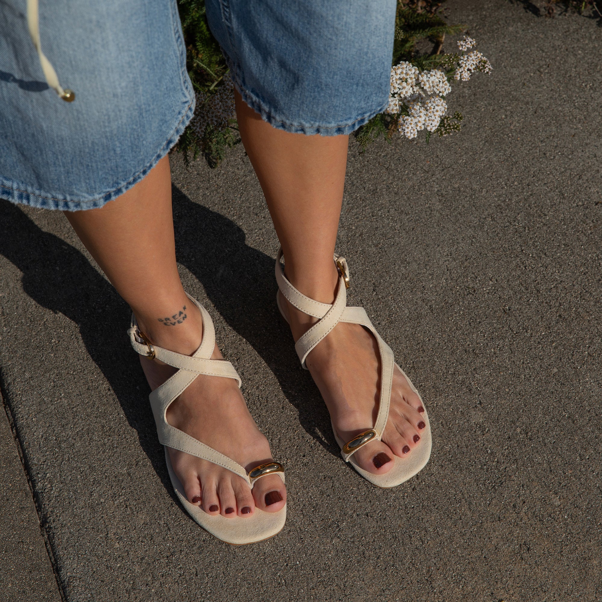 EARLA SANDALS NATURAL SUEDE - view 2
