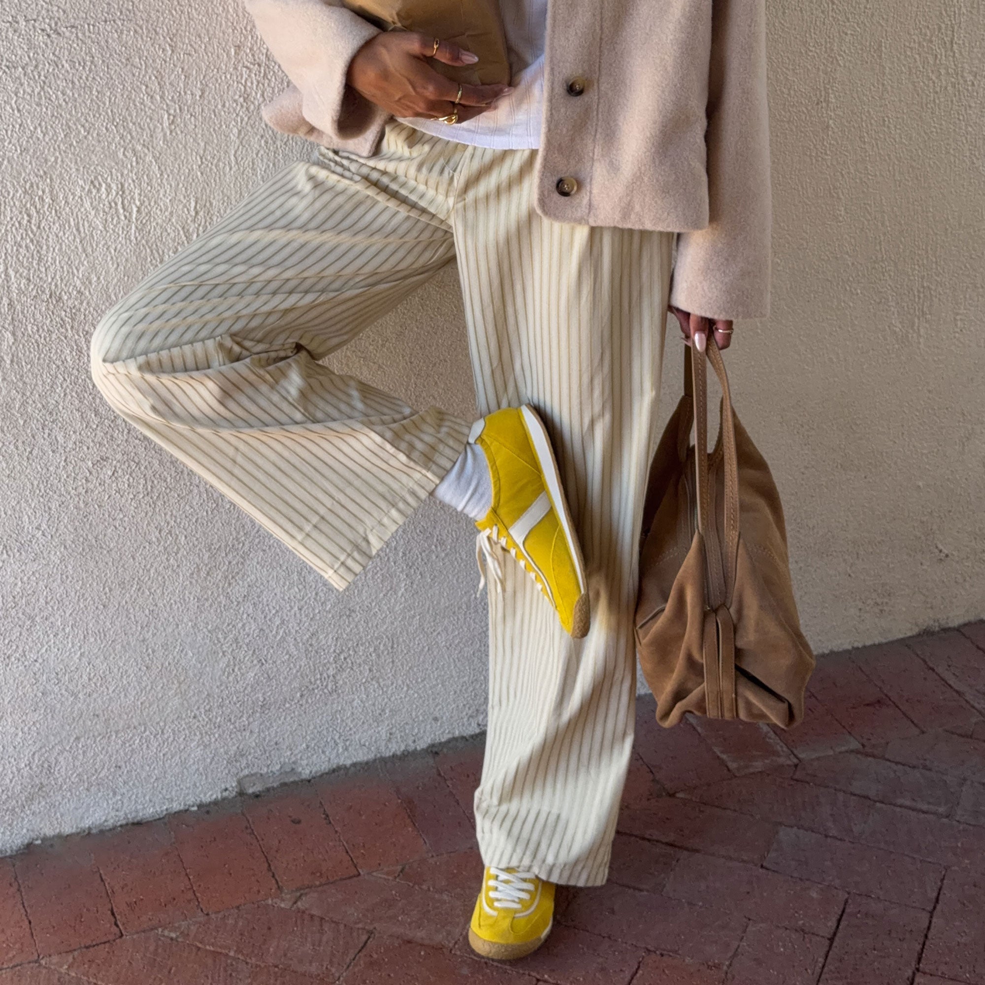 SARIYA SNEAKERS YELLOW NYLON - view 2