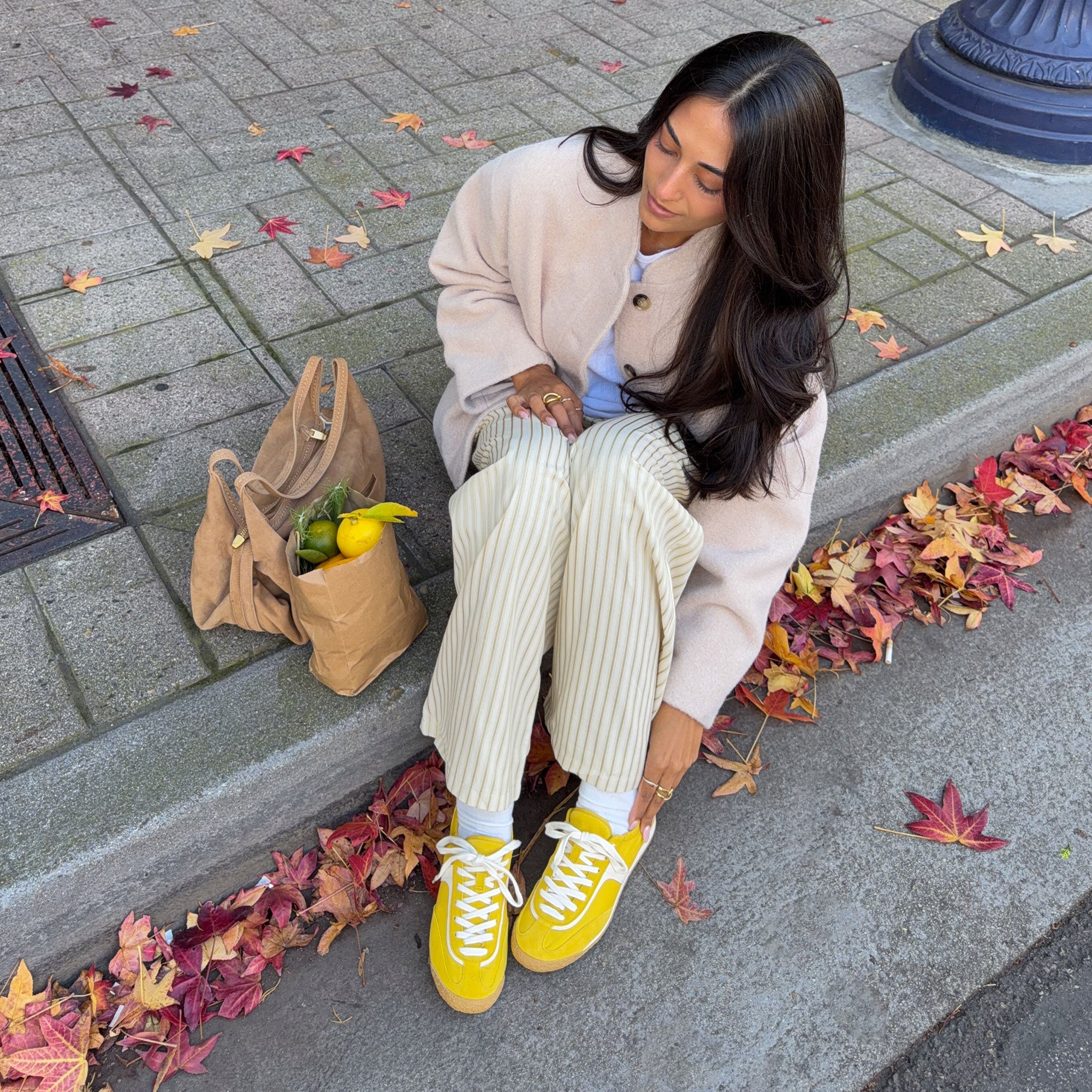 SARIYA SNEAKERS YELLOW NYLON - view 8