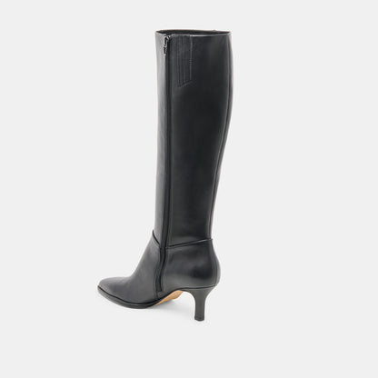 ALDY BOOTS BLACK LEATHER