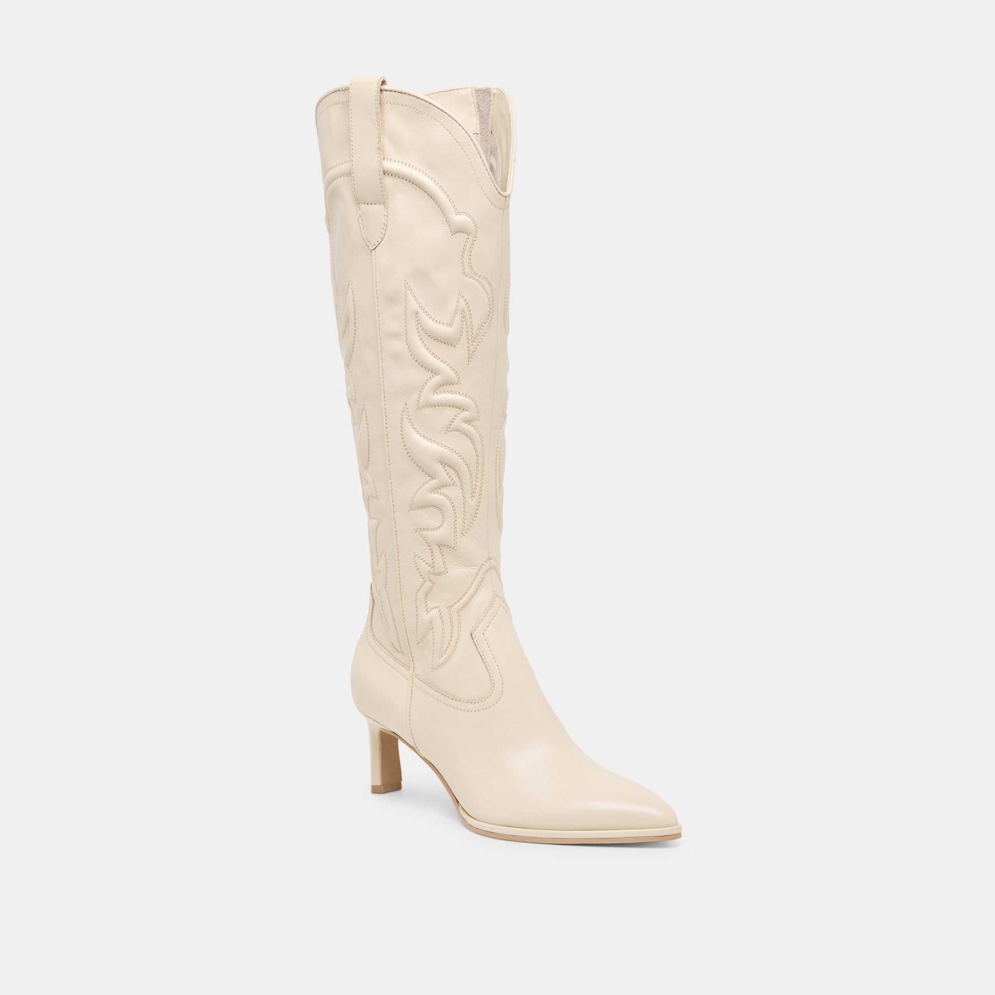ALISA BOOTS CREME LEATHER - view 3