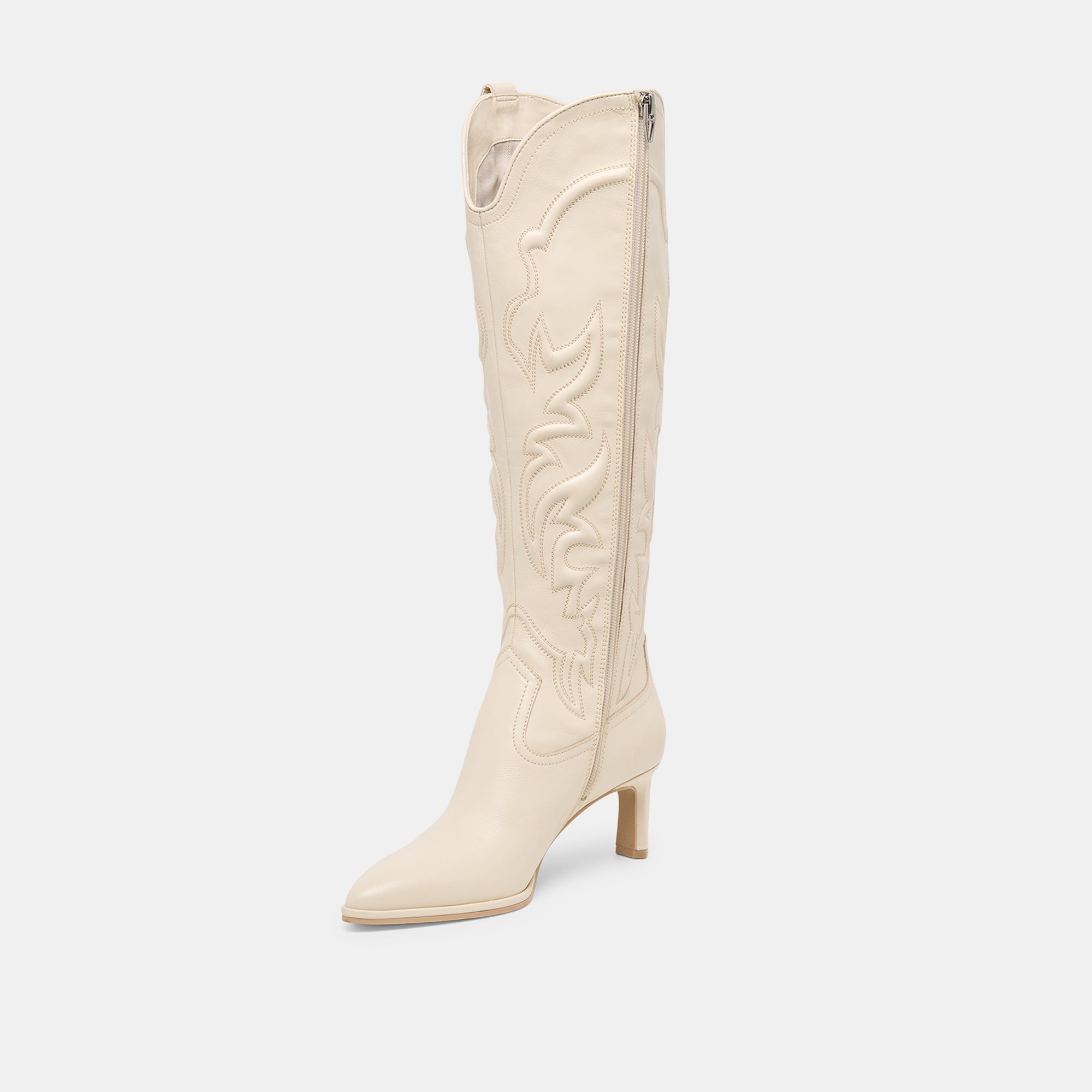 ALISA BOOTS CREME LEATHER - view 7