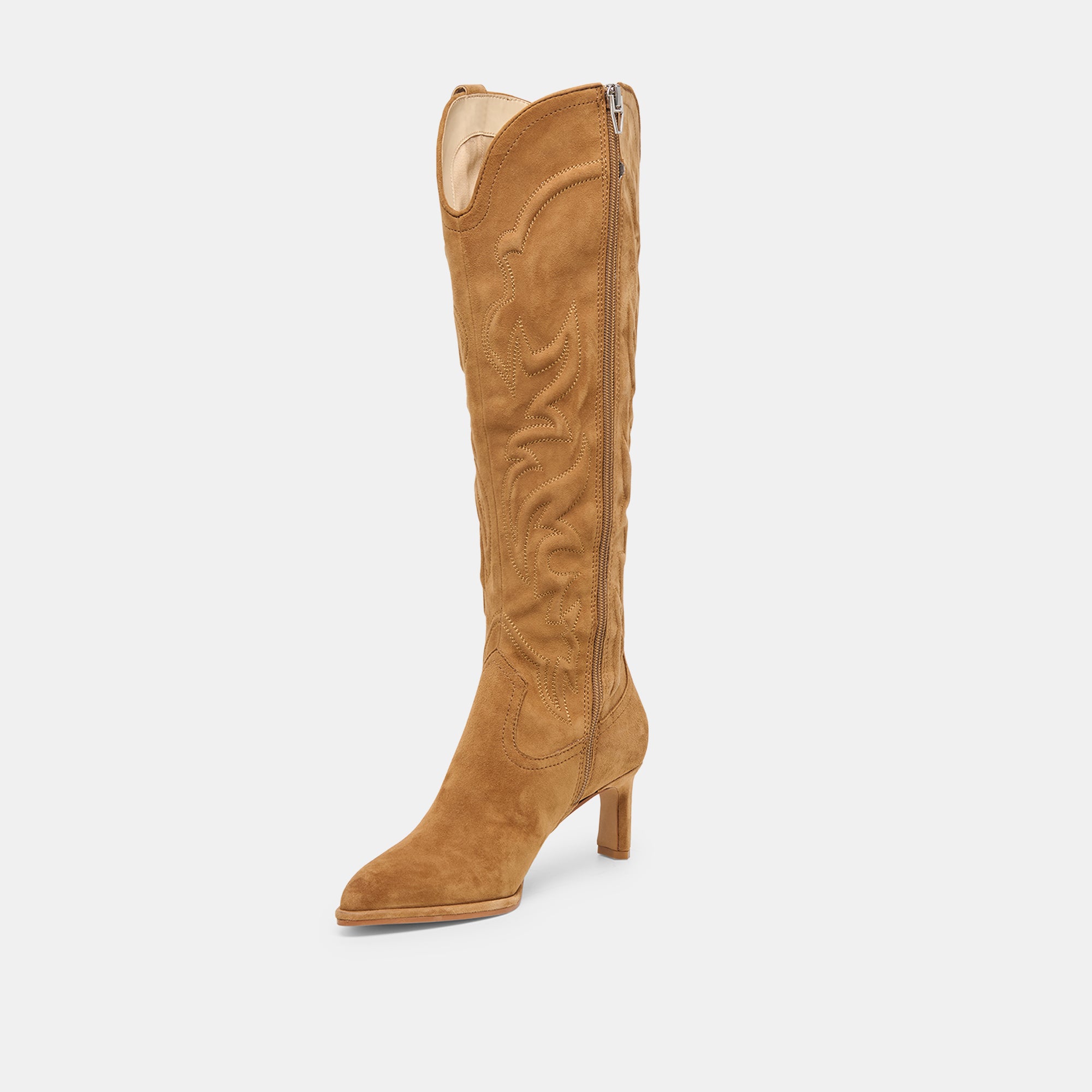ALISA BOOTS LT BROWN SUEDE - view 4