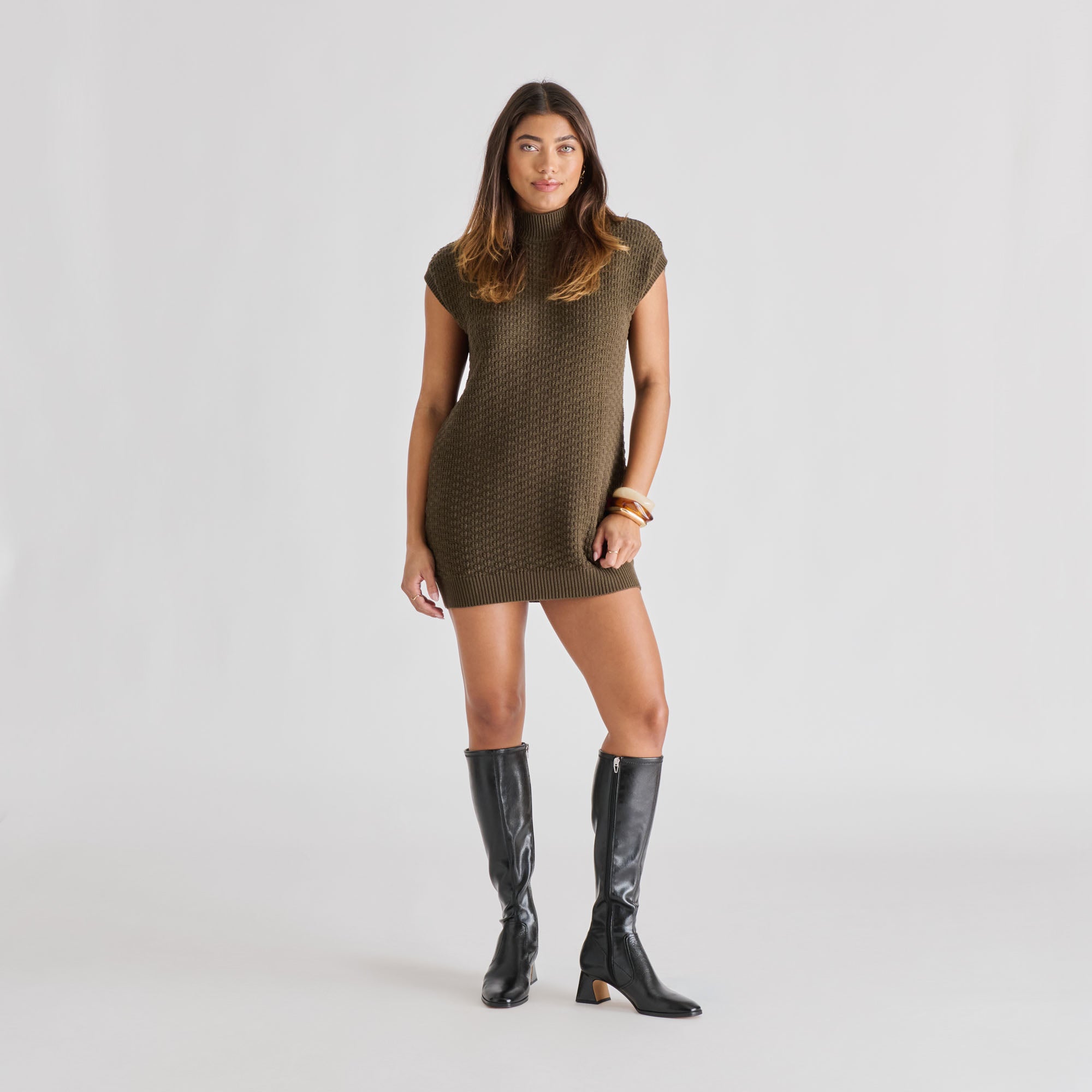 ALIVIA BOOTS BLACK LEATHER - view 4