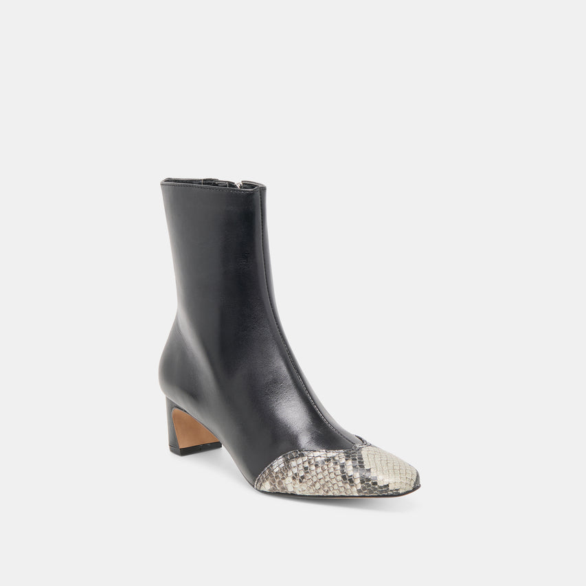 ANIKA BOOTS BLACK MULTI LEATHER