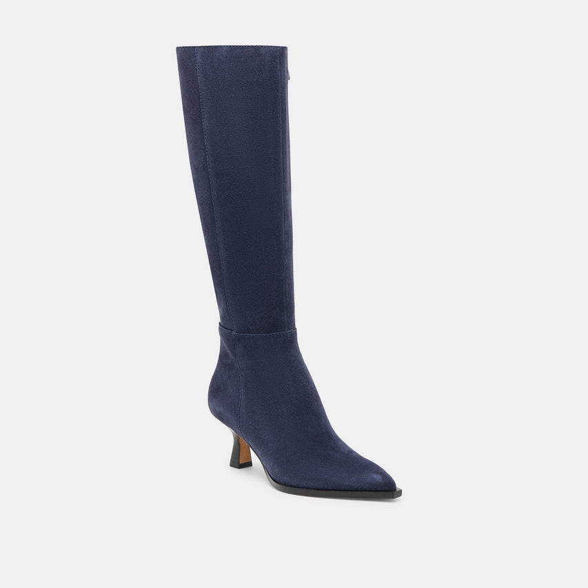 AUGGIE BOOTS NAVY SUEDE