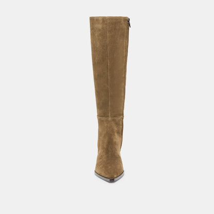 AUGGIE BOOTS OLIVE SUEDE