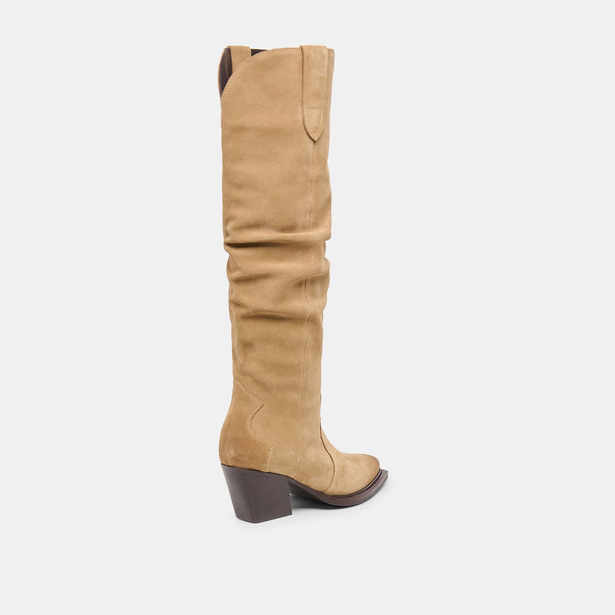 BUCKLY BOOTS CAMEL SUEDE - view 5