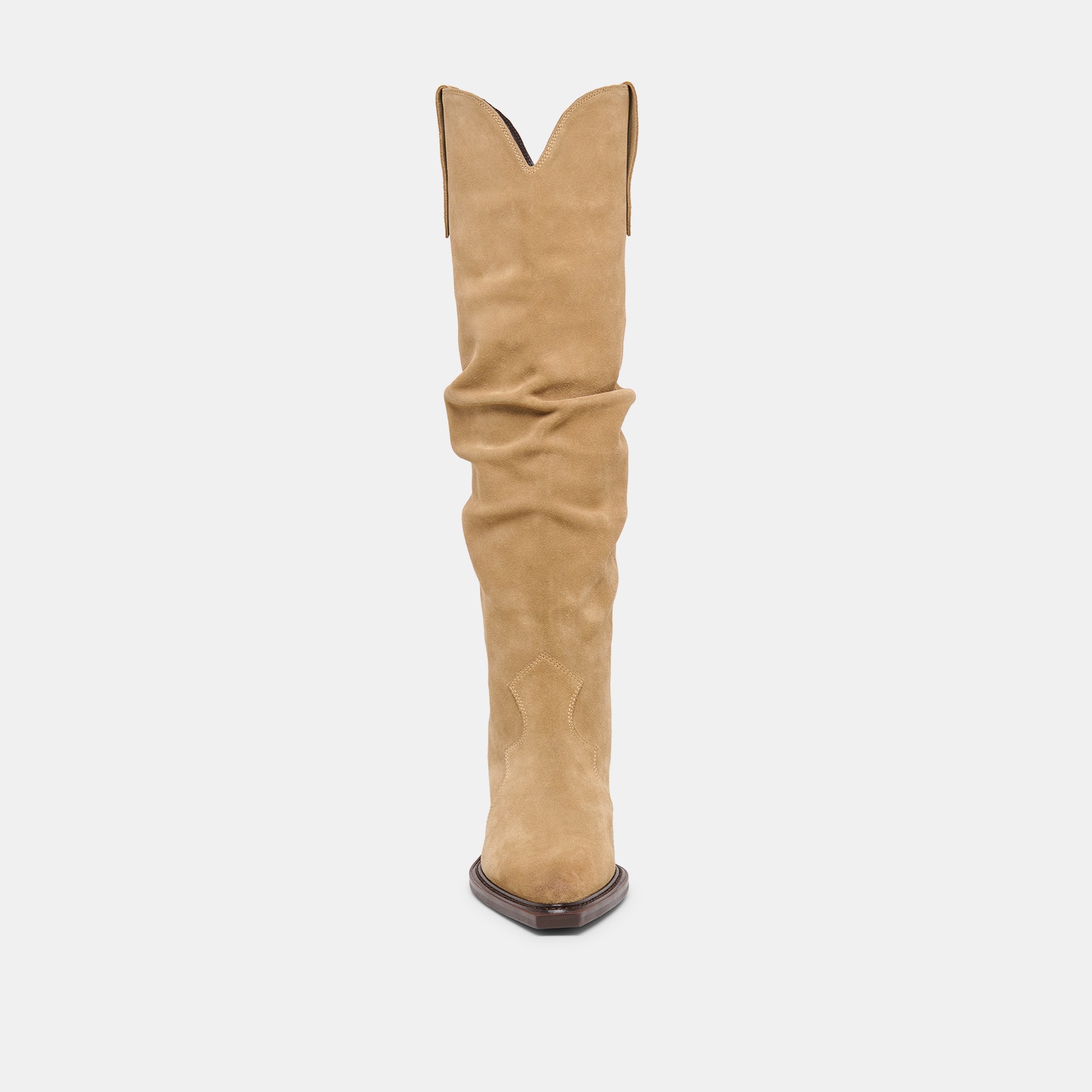 BUCKLY BOOTS CAMEL SUEDE - view 9