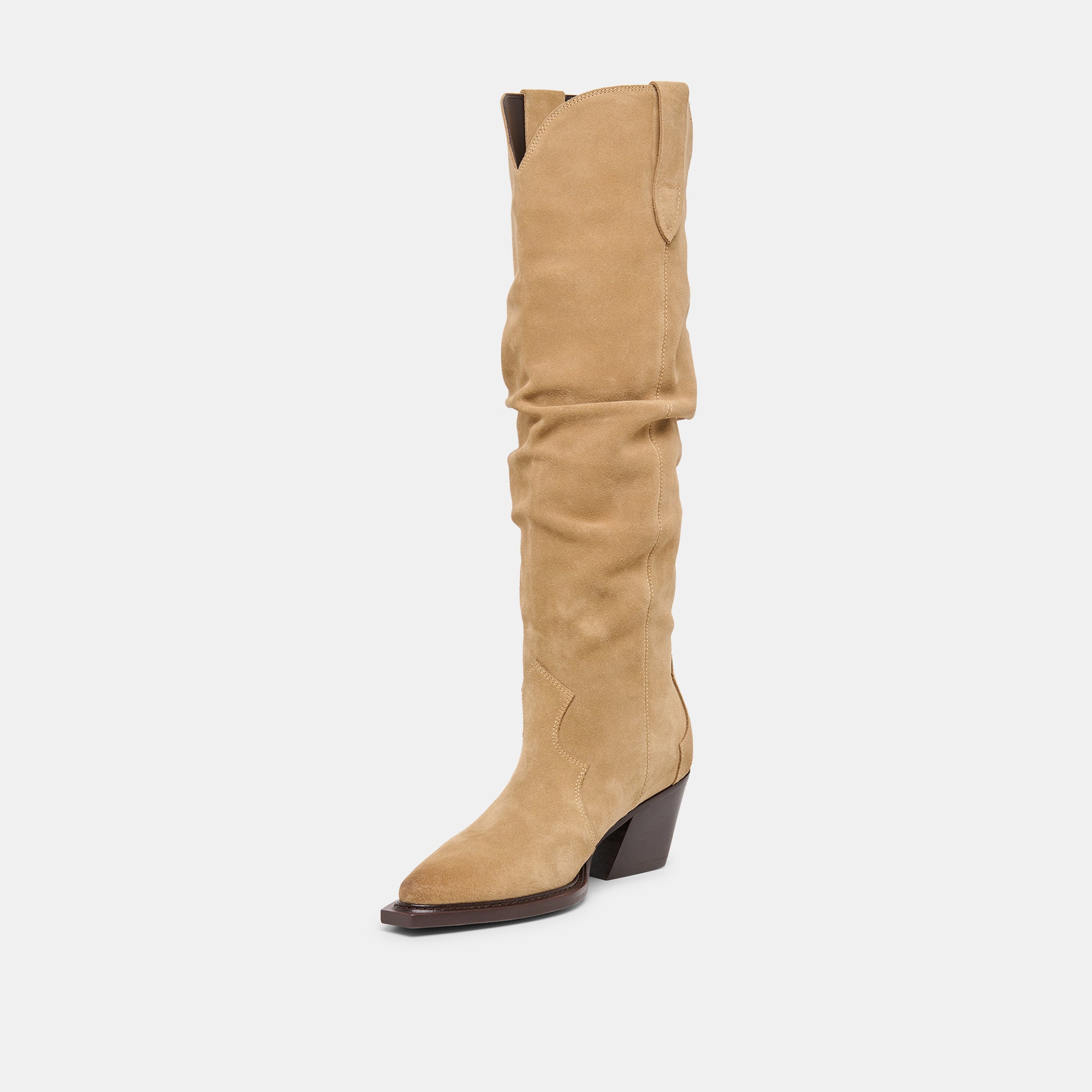 BUCKLY BOOTS CAMEL SUEDE - view 7