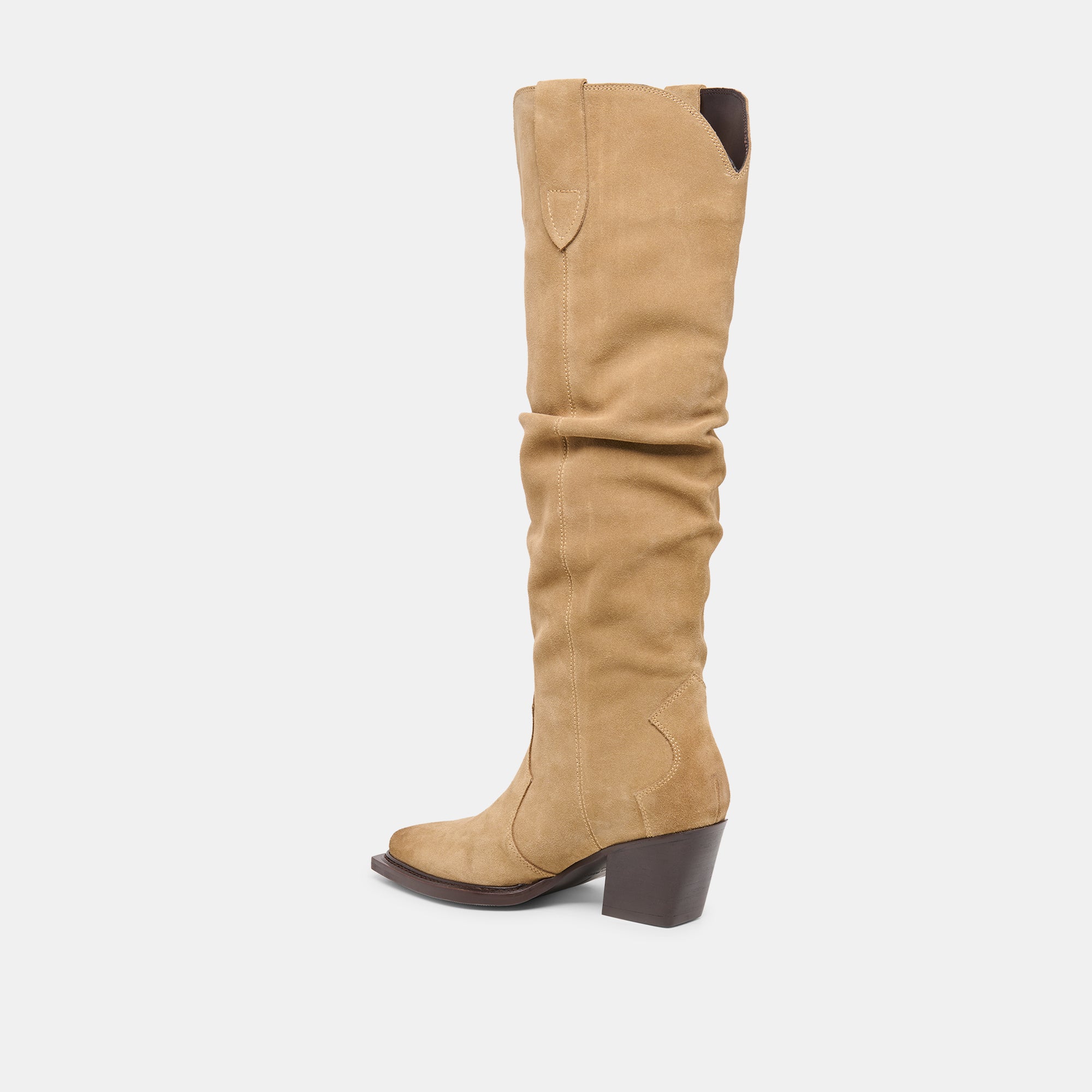 BUCKLY BOOTS CAMEL SUEDE - view 8