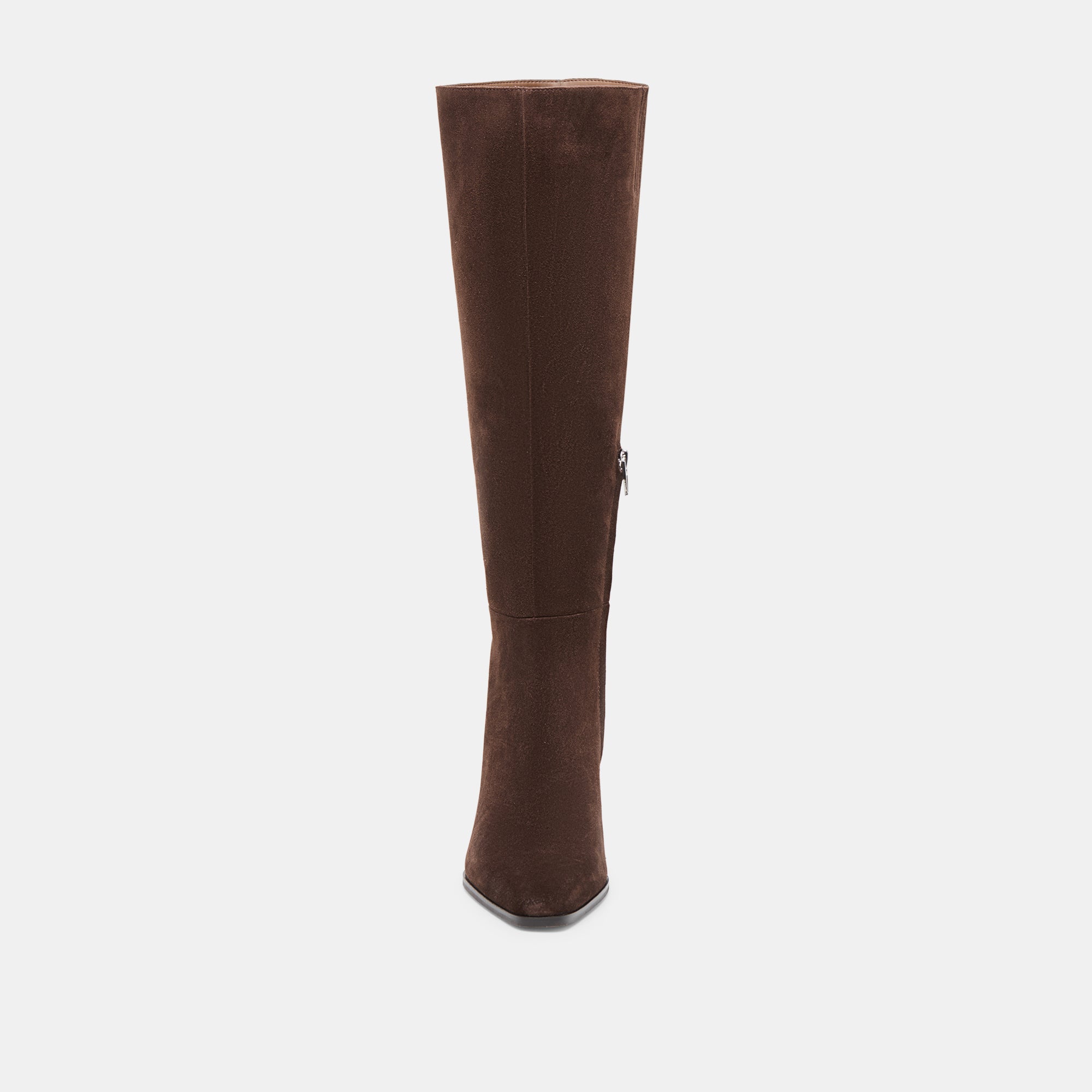 EMMI NARROW CALF BOOTS DK BROWN SUEDE - view 6