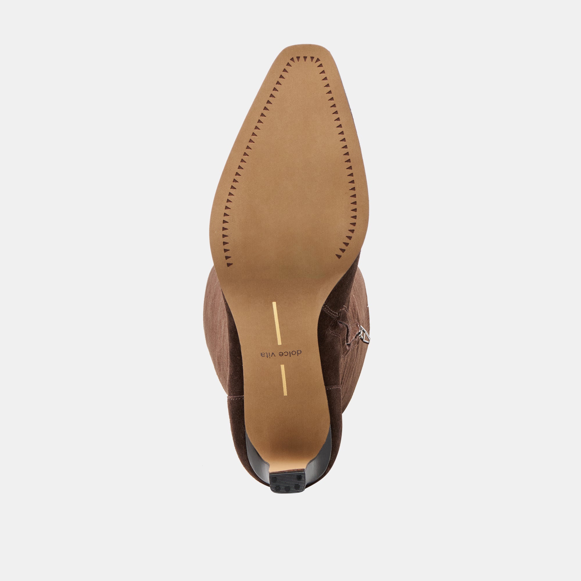EMMI NARROW CALF BOOTS DK BROWN SUEDE - view 9