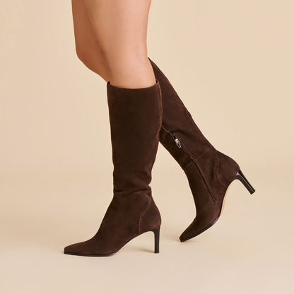 EMMI BOOTS DK BROWN SUEDE