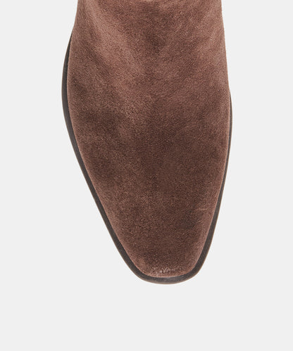 FAINT H2O BOOTIES DK BROWN SUEDE