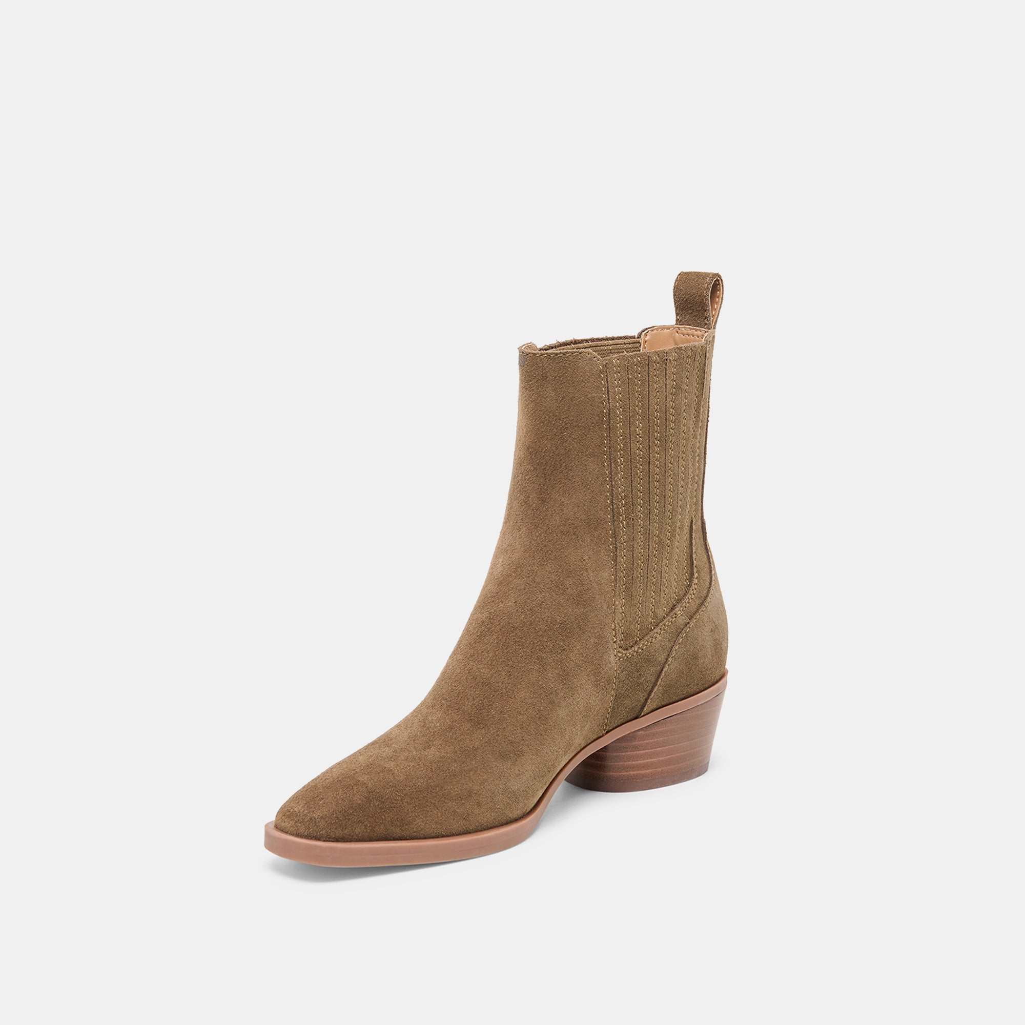 FAINT H2O BOOTIES OLIVE SUEDE