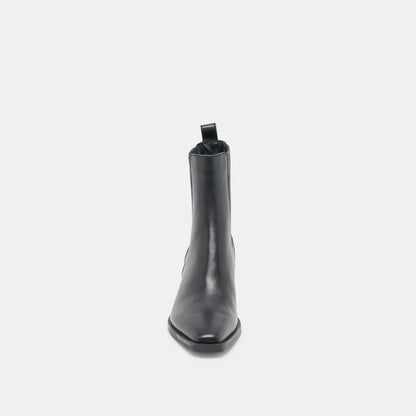 FAINT H2O BOOTIES BLACK LEATHER