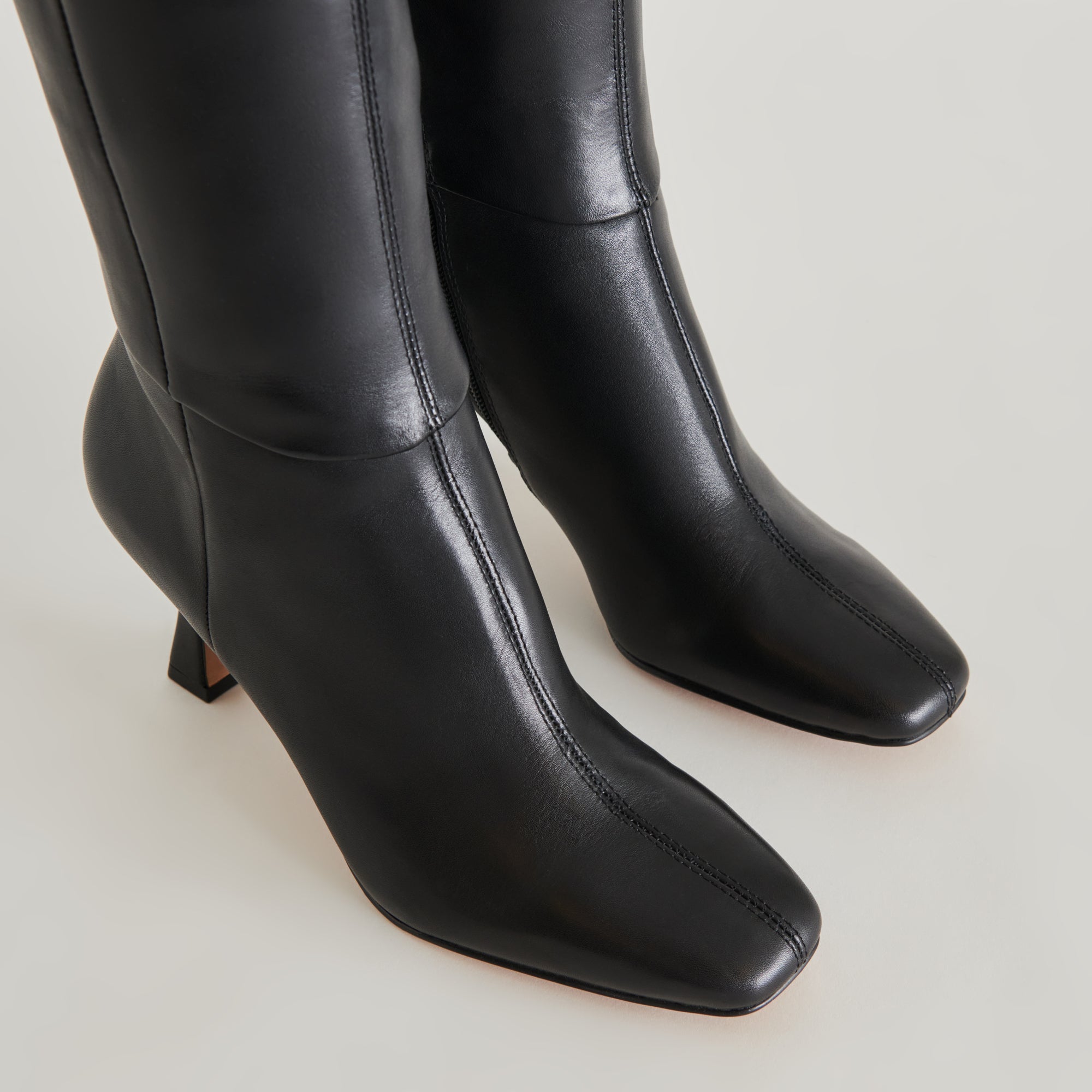 GYRA WIDE CALF BOOTS BLACK LEATHER - re:vita - view 15