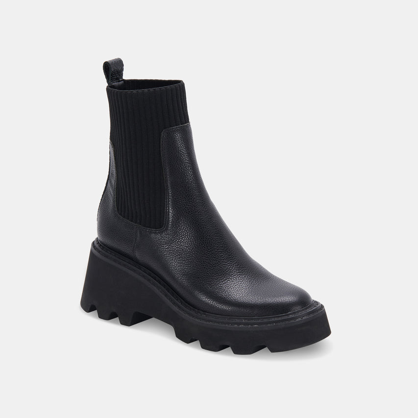 HOVEN H2O BOOTS BLACK LEATHER