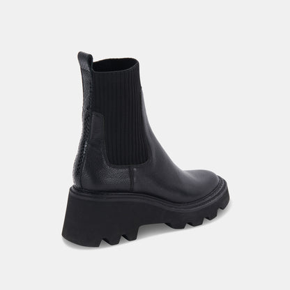 HOVEN H2O BOOTS BLACK LEATHER