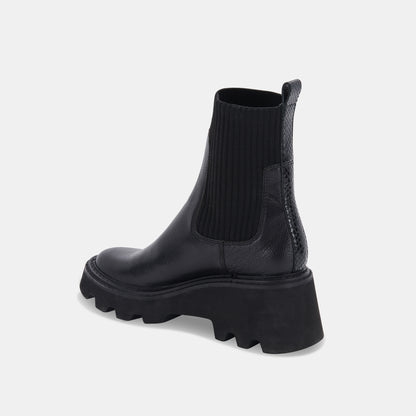 HOVEN H2O BOOTS BLACK LEATHER