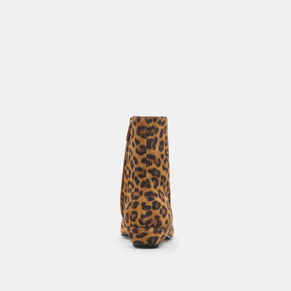 JOANIE BOOTIES LEOPARD PRINTED SUEDE