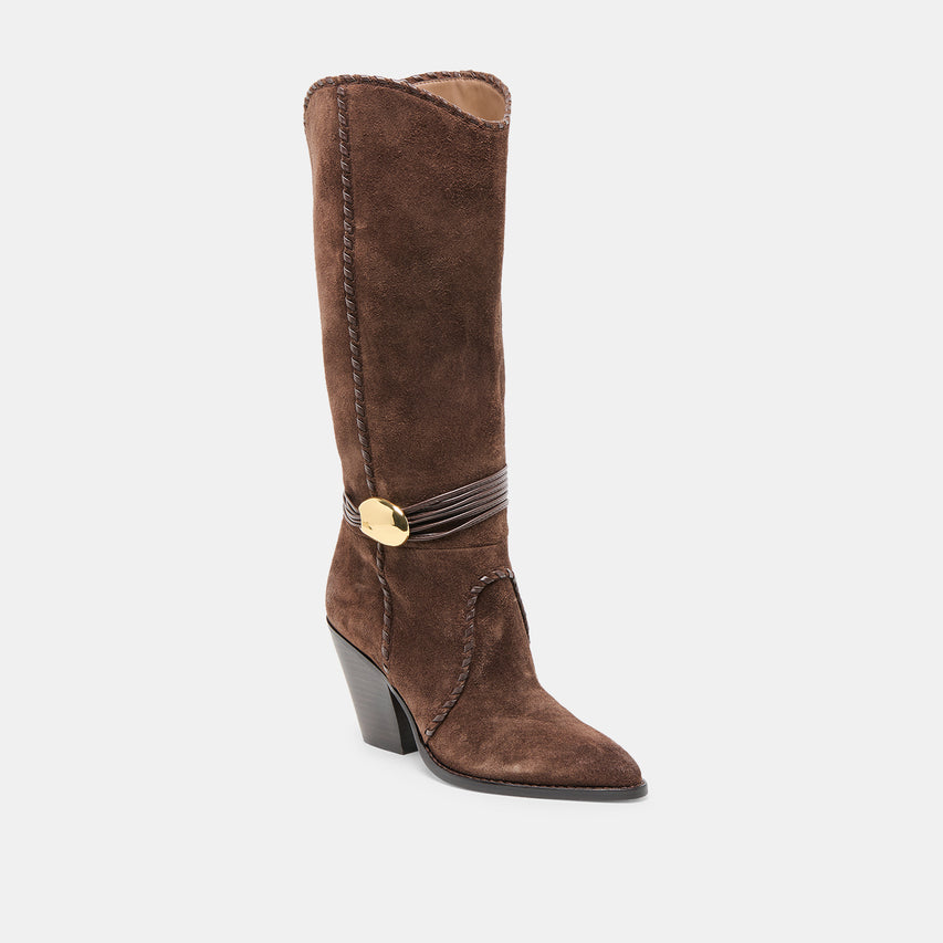 JODY BOOTS DK BROWN SUEDE
