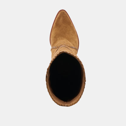 JODY BOOTS LT BROWN SUEDE