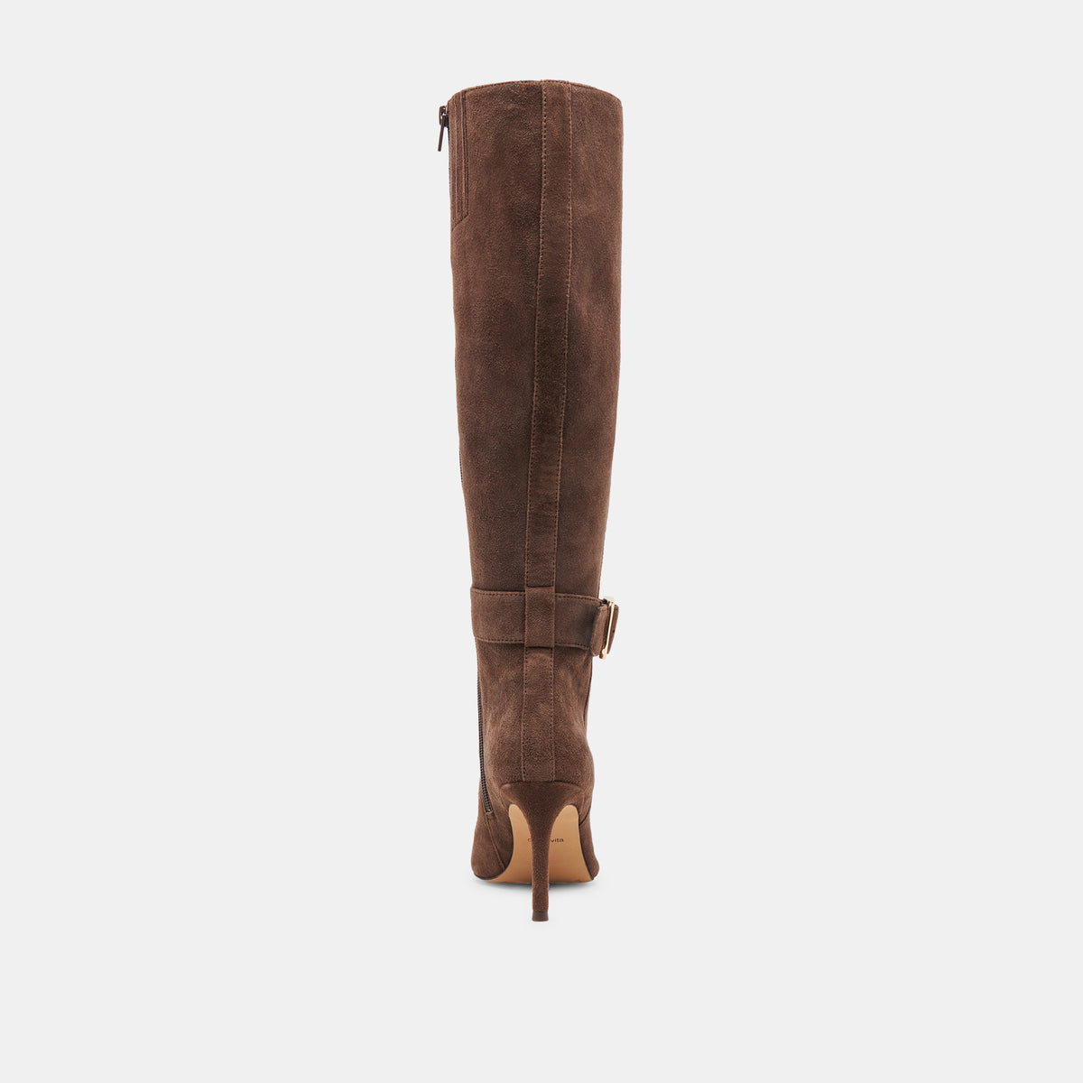 KINZY WIDE CALF BOOTS DK BROWN SUEDE - view 9