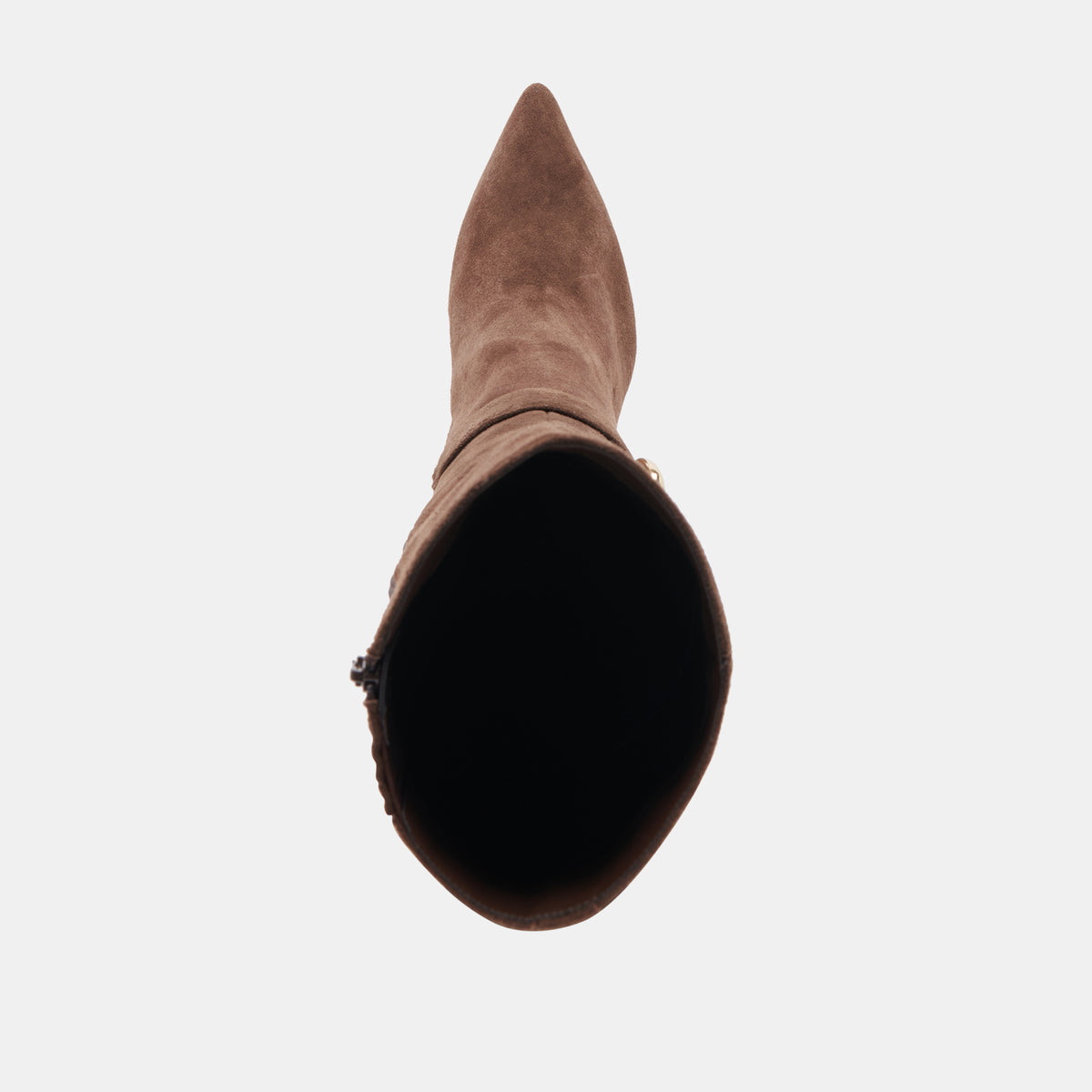 KINZY WIDE CALF BOOTS DK BROWN SUEDE - view 10