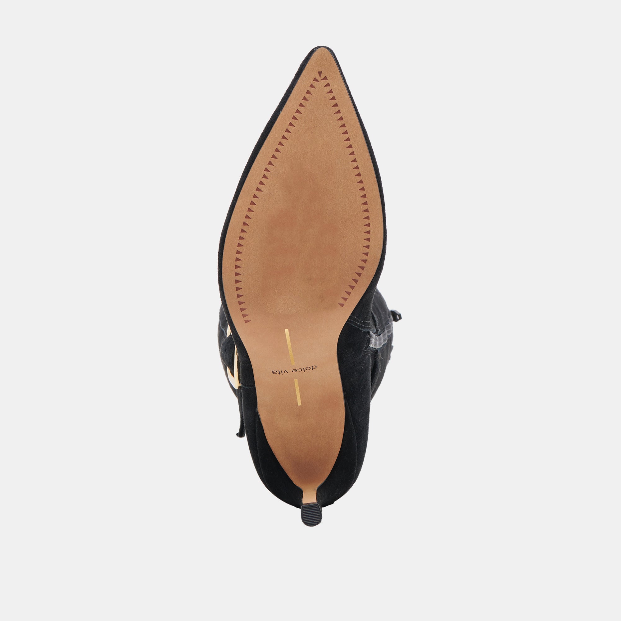 KINZY WIDE CALF BOOTS ONYX SUEDE - view 11