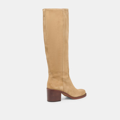 LUCYLE BOOTS DK TAUPE SUEDE