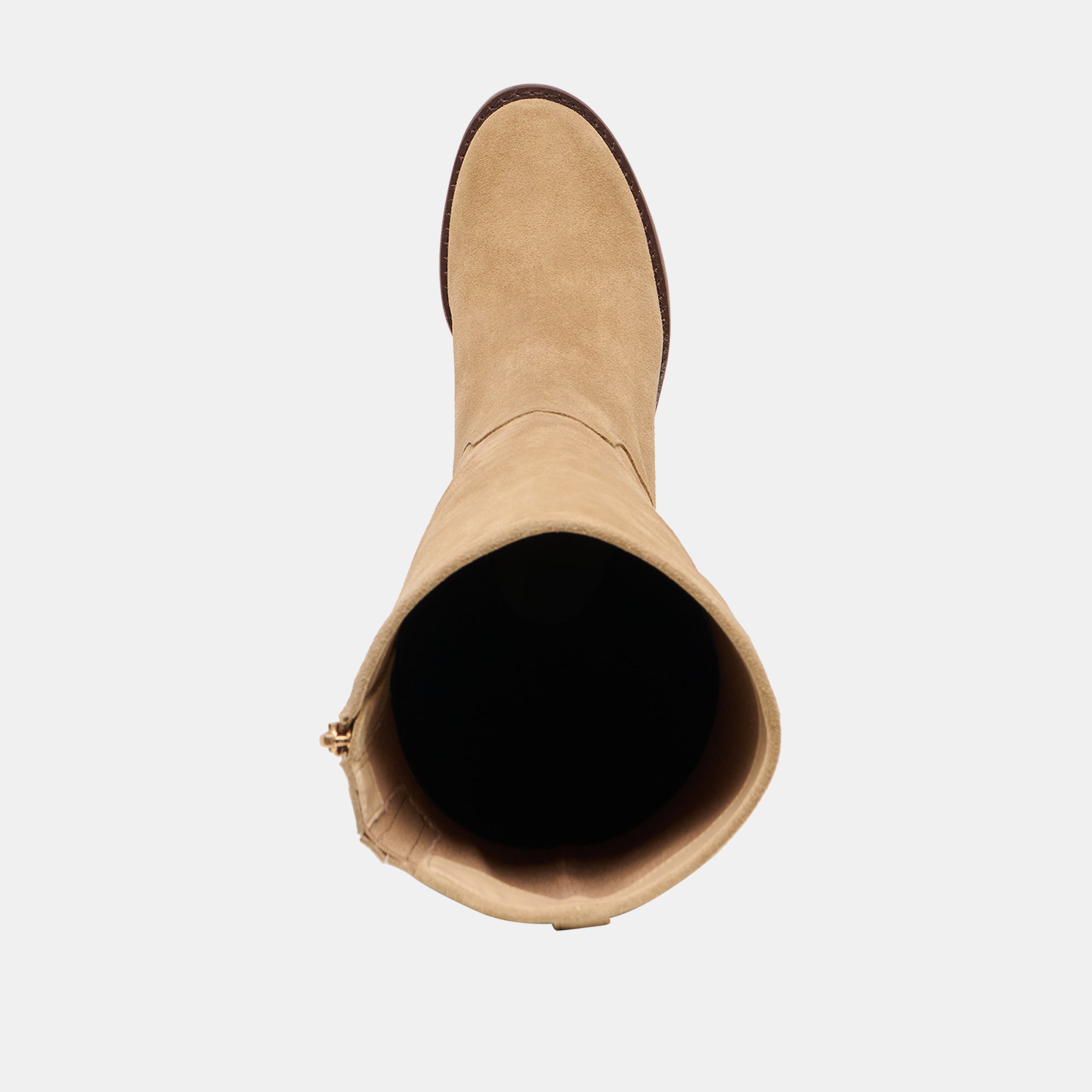 LUCYLE WIDE CALF BOOTS DK TAUPE SUEDE - view 8