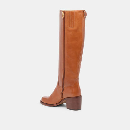 LUCYLE BOOTS TAN LEATHER