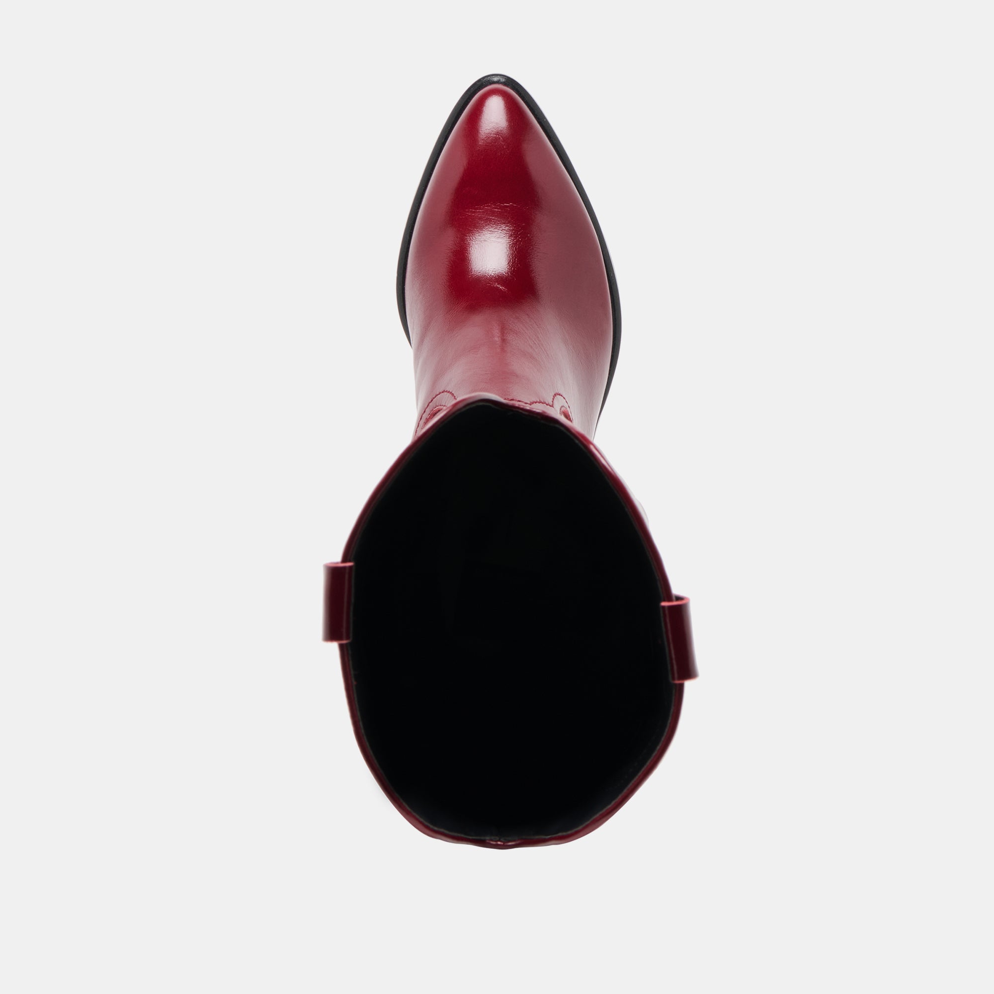 MIRLA EXTRA WIDE CALF BOOTS OXBLOOD LEATHER