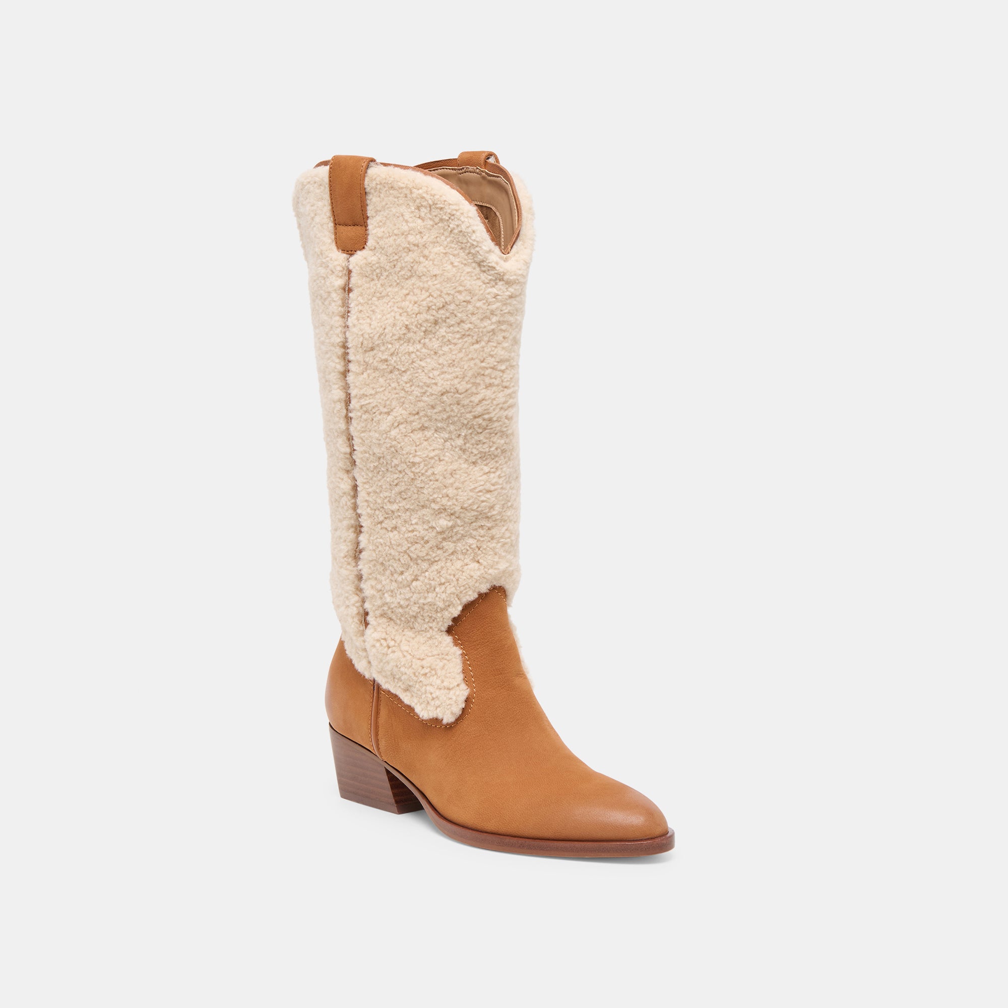 MYKEL PLUSH BOOTS CARAMEL NUBUCK
