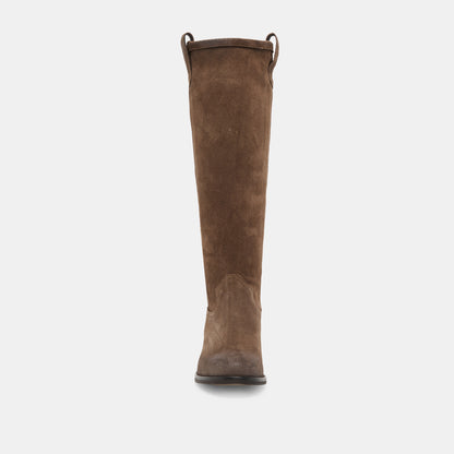 RAMZY BOOTS CHOCOLATE SUEDE