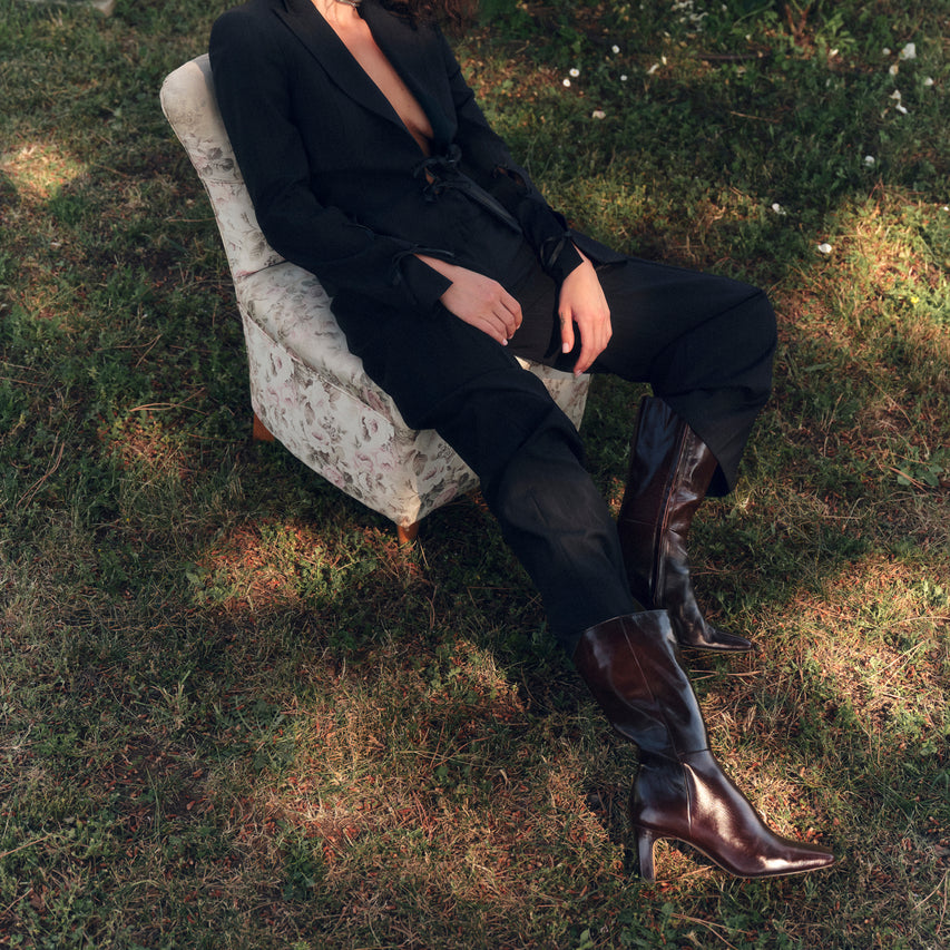 RIGGS BOOTS CHOCOLATE LEATHER