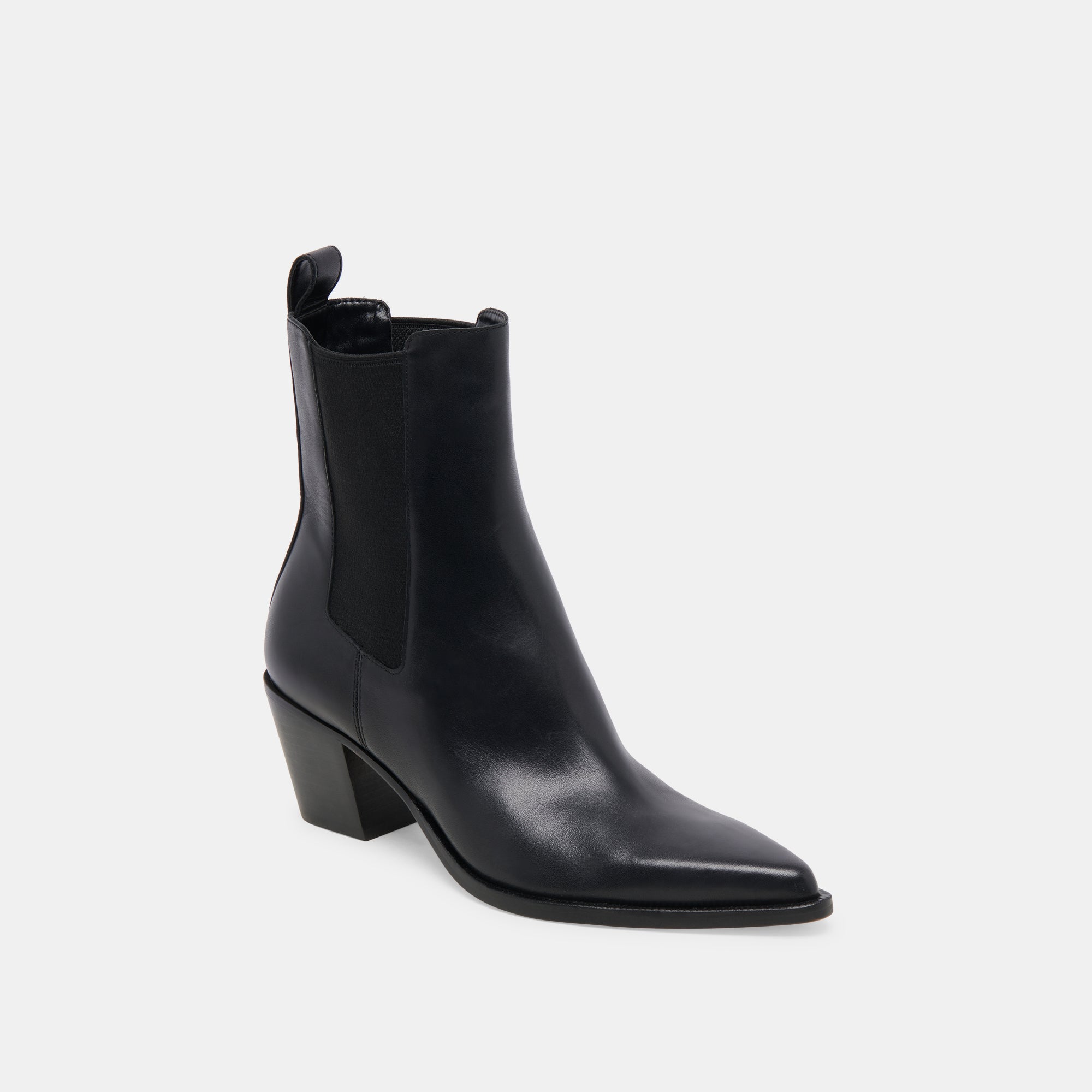 SHADIE H2O WIDE BOOTIES BLACK LEATHER - view 3