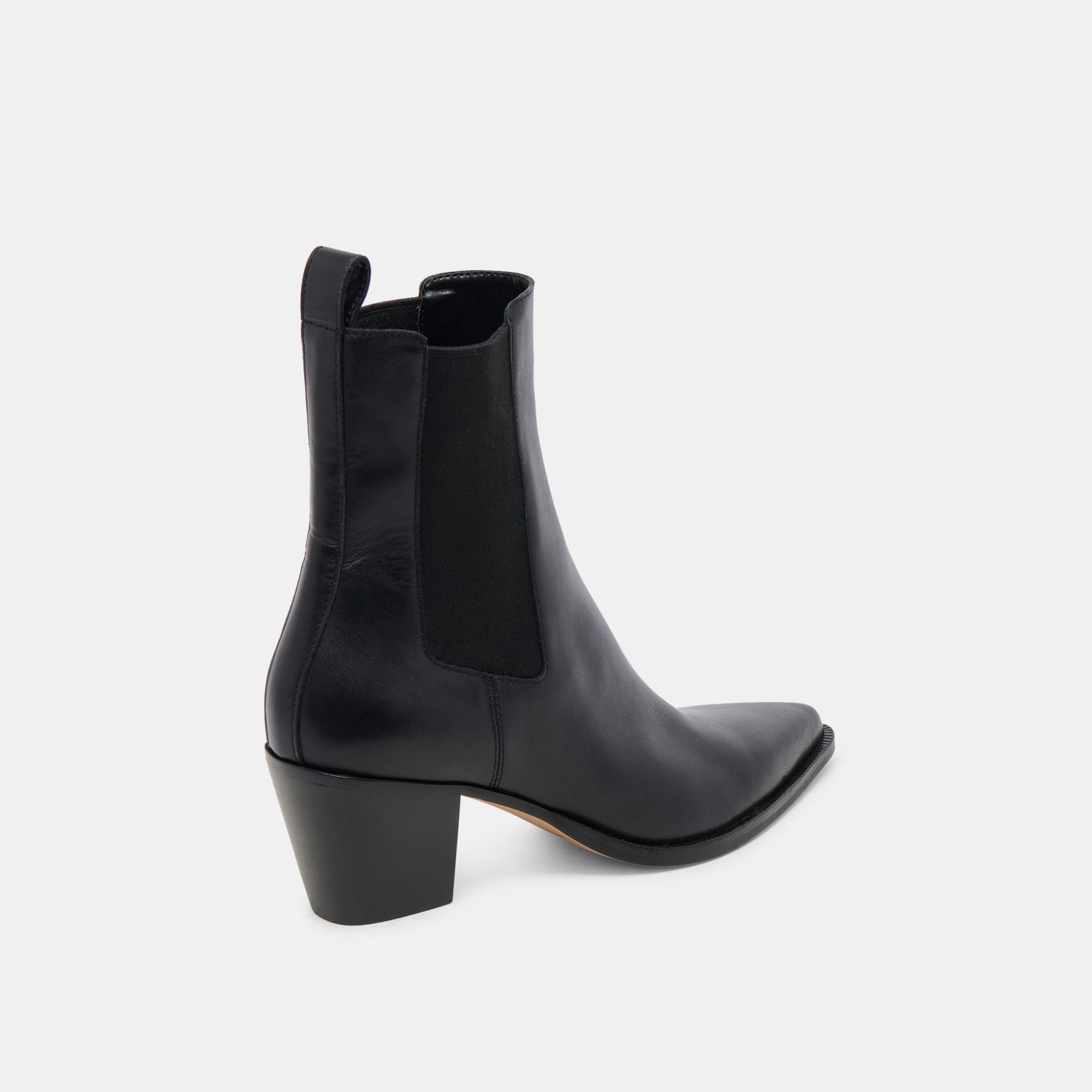 SHADIE H2O WIDE BOOTIES BLACK LEATHER - view 5