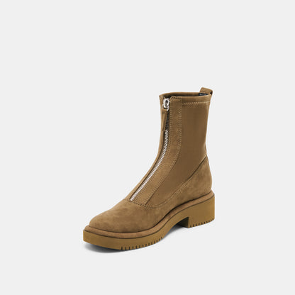 SHANTE BOOTS DK OLIVE STELLA SUEDE