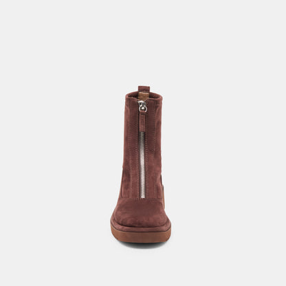 SHANTE BOOTS MAHOGANY STELLA SUEDE